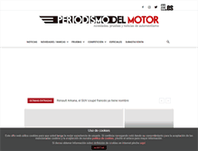 Tablet Screenshot of periodismodelmotor.com